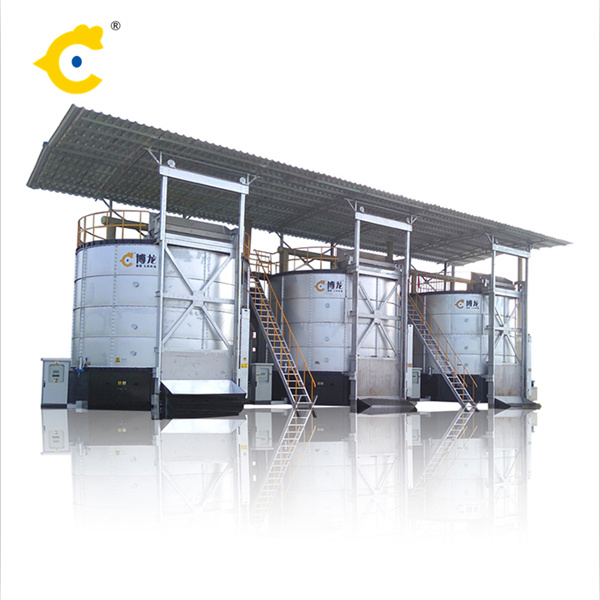 manure compost system with odor-control technology